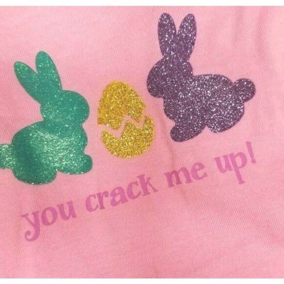 Md/Lg Cottondale Dog Bandana Easter Girls Pink You Crack Me Up - Picture 3 of 4